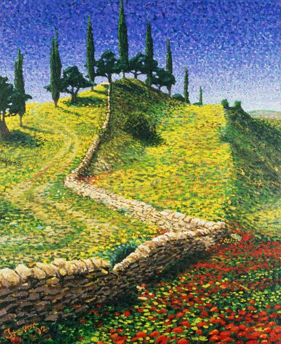 Spanish Hill Top by Trevor Neal